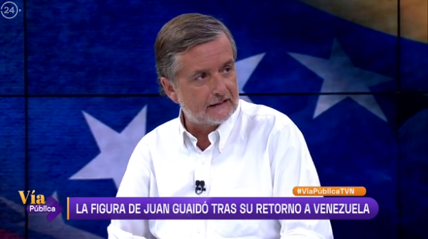 Debate sobre la crisis actual de Venezuela en TVN