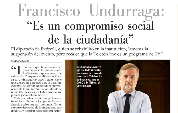 «La Teletón es un compromiso social con la ciudadanía»